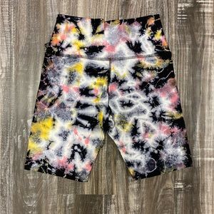 NWT ELECTRIC & ROSE Multi Dye Biker Shorts